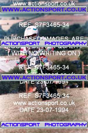 Photo: S7F3465-34 ActionSport Photography 23/07/1994 Coventry Junior MXC - Stratford _4_60s #19