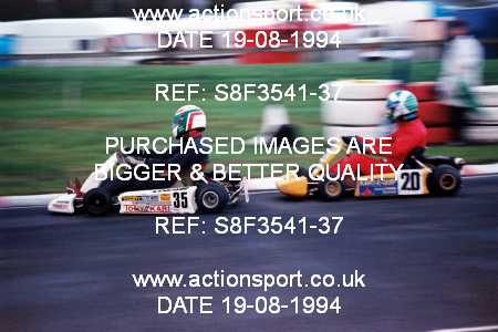 Photo: S8F3541-37 ActionSport Photography 19/08/1994 Ulster Kart Club Irish Kart Gran Prix - Nutts Corner _5_100Libre-100Clubman #20