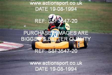 Photo: S8F3547-20 ActionSport Photography 19/08/1994 Ulster Kart Club Irish Kart Gran Prix - Nutts Corner _4_JuniorTKM-JuniorClubman #73