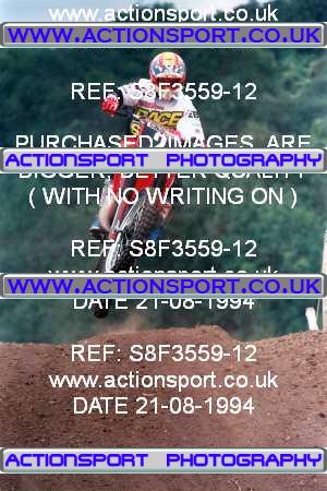 Photo: S8F3559-12 ActionSport Photography 21/08/1994 AMCA Stroud & District MC [250 Qualifiers] - Horsley _5_125Experts #2