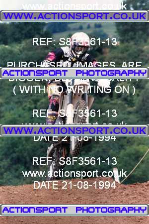 Photo: S8F3561-13 ActionSport Photography 21/08/1994 AMCA Stroud & District MC [250 Qualifiers] - Horsley _7_250Qualifiers #32