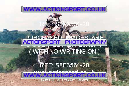 Photo: S8F3561-20 ActionSport Photography 21/08/1994 AMCA Stroud & District MC [250 Qualifiers] - Horsley _7_250Qualifiers #32