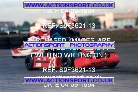 Photo: S9F3621-13 ActionSport Photography 04/09/1994 Midlands Kart Championship - Little Rissington _1_SeniorTKM #23