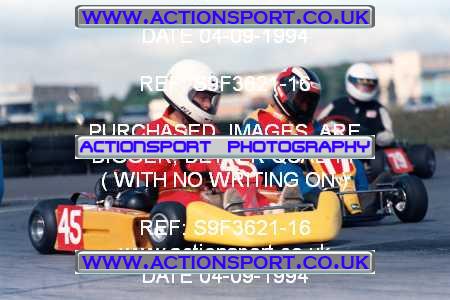 Photo: S9F3621-16 ActionSport Photography 04/09/1994 Midlands Kart Championship - Little Rissington _1_SeniorTKM #45