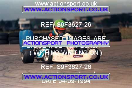 Photo: S9F3627-26 ActionSport Photography 04/09/1994 Midlands Kart Championship - Little Rissington _5_Junior100B #77