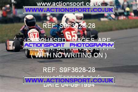 Photo: S9F3628-28 ActionSport Photography 04/09/1994 Midlands Kart Championship - Little Rissington _7_JuniorTKM #67