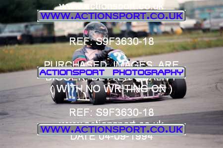 Photo: S9F3630-18 ActionSport Photography 04/09/1994 Midlands Kart Championship - Little Rissington _8_125PnR #22