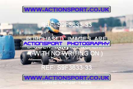 Photo: S9F3633-33 ActionSport Photography 04/09/1994 Midlands Kart Championship - Little Rissington _9_100C89 #66