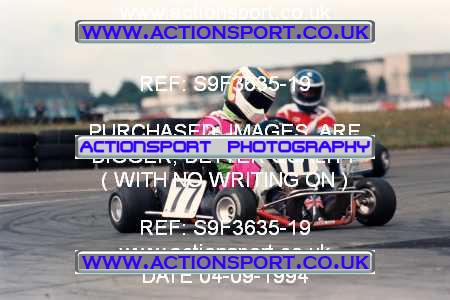 Photo: S9F3635-19 ActionSport Photography 04/09/1994 Midlands Kart Championship - Little Rissington _B_100B #77