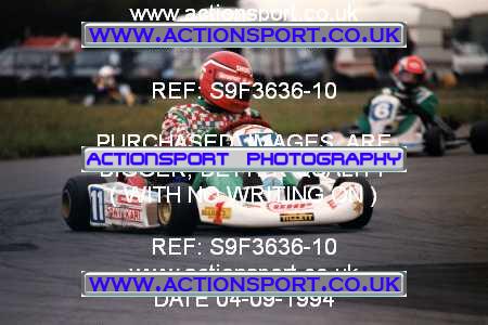 Photo: S9F3636-10 ActionSport Photography 04/09/1994 Midlands Kart Championship - Little Rissington _5_Junior100B #11