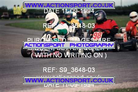 Photo: S9_3648-03 ActionSport Photography 11/09/1994 Clay Pigeon Kart Club _2_ProKart #40