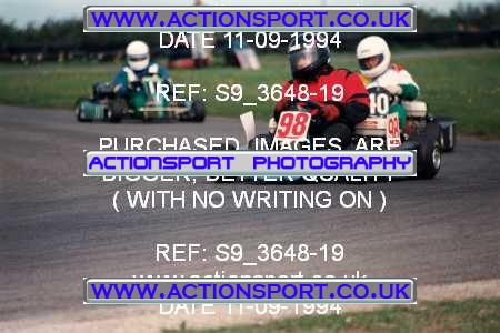 Photo: S9_3648-19 ActionSport Photography 11/09/1994 Clay Pigeon Kart Club _2_ProKart #98
