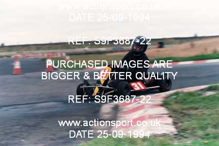Photo: S9F3687-22 ActionSport Photography 25/09/1994 Wigan Kart Club - Three Sisters  _3_SeniorTKM #31