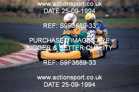 Photo: S9F3689-33 ActionSport Photography 25/09/1994 Wigan Kart Club - Three Sisters  _5_FormulaA-AR-B #27