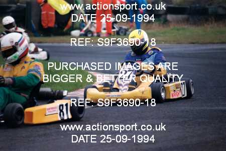 Photo: S9F3690-18 ActionSport Photography 25/09/1994 Wigan Kart Club - Three Sisters  _5_FormulaA-AR-B #27
