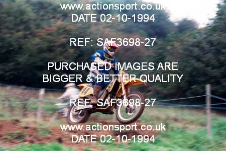 Photo: SAF3698-27 ActionSport Photography 02/10/1994 AMCA Tormarton MXC [Fourstroke Championship] - St Catherines _3_4Stroke #44