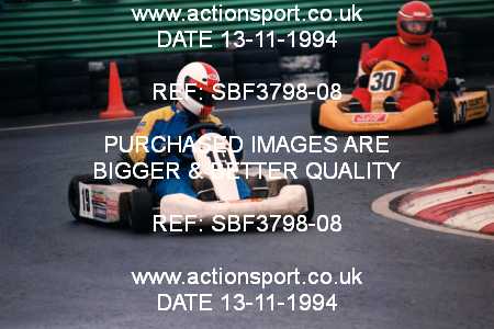 Photo: SBF3798-08 ActionSport Photography 13/11/1994 Yorkshire Kart Club - Wombwell  _2_Formula100 #19