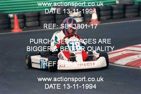 Photo: SBF3801-17 ActionSport Photography 13/11/1994 Yorkshire Kart Club - Wombwell  _5_JuniorCombined #78