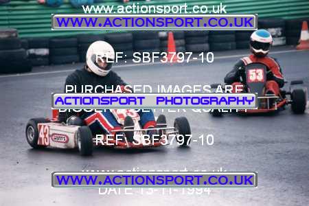 Photo: SBF3797-10 ActionSport Photography 13/11/1994 Yorkshire Kart Club - Wombwell  _1_SeniorTKM #43