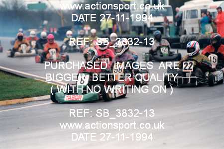 Photo: SB_3832-13 ActionSport Photography 27/11/1994 Dunkeswell Kart Club _3_100B #98