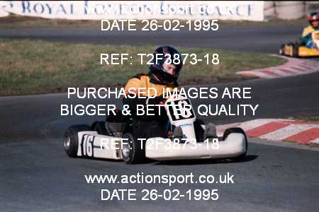 Photo: T2F3873-18 ActionSport Photography 26/02/1995 Wigan Kart Club - Three Sisters  _7_FormulaA-B-AR-165 #16