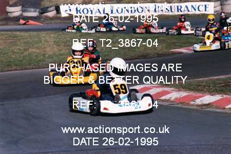 Photo: T2_3867-04 ActionSport Photography 26/02/1995 Wigan Kart Club - Three Sisters  _2_Cadets #59