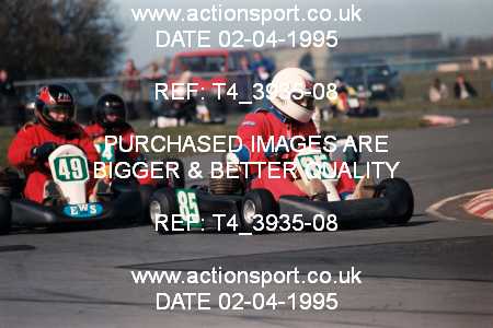 Photo: T4_3935-08 ActionSport Photography 02/04/1995 Rissington Kart Club _4_100C #49