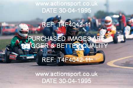 Photo: T4F4042-11 ActionSport Photography 30/04/1995 Dunkeswell Kart Club _2_JuniorTKM #33