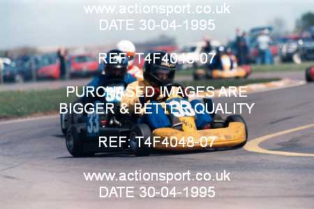 Photo: T4F4048-07 ActionSport Photography 30/04/1995 Dunkeswell Kart Club _2_JuniorTKM #33