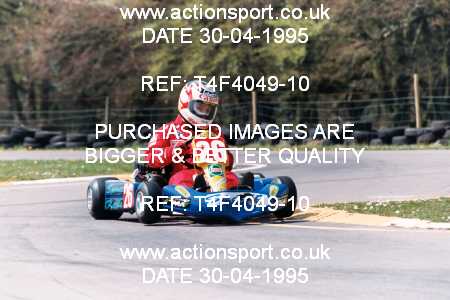 Photo: T4F4049-10 ActionSport Photography 30/04/1995 Dunkeswell Kart Club _4_SeniorTKM #26
