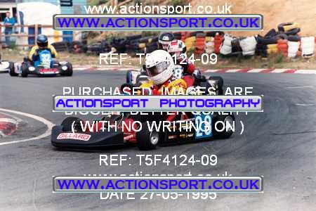 Photo: T5F4124-09 ActionSport Photography 27/05/1995 Camberley Kart Club - Blackbushe _1_JuniorTKM #28