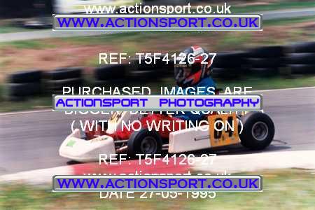 Photo: T5F4126-27 ActionSport Photography 27/05/1995 Camberley Kart Club - Blackbushe _3_Cadets #84