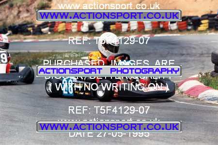 Photo: T5F4129-07 ActionSport Photography 27/05/1995 Camberley Kart Club - Blackbushe _1_JuniorTKM #28