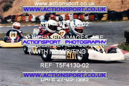 Photo: T5F4130-02 ActionSport Photography 27/05/1995 Camberley Kart Club - Blackbushe _3_Cadets #29