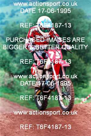 Photo: T6F4187-13 ActionSport Photography 17/06/1995 BSMA National Vale of Rossendale MC - Cheddleton  _2_Inter80s #75