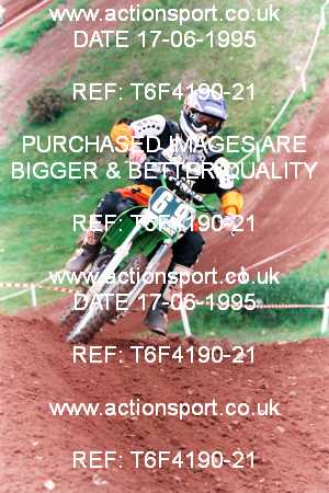 Photo: T6F4190-21 ActionSport Photography 17/06/1995 BSMA National Vale of Rossendale MC - Cheddleton  _3_Inter100s #69