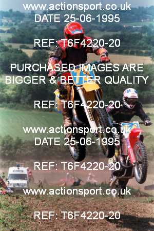 Photo: T6F4220-20 ActionSport Photography 25/06/1995 AMCA Bristol Spartans MXC - Yarley _3_Experts125-Seniors125 #64