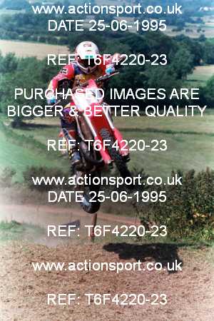 Photo: T6F4220-23 ActionSport Photography 25/06/1995 AMCA Bristol Spartans MXC - Yarley _3_Experts125-Seniors125 #81