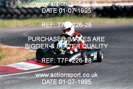 Photo: T7F4226-28 ActionSport Photography 01/07/1995 Ulster Kart Club 5 Nations Championship - Nutts Corner _6_JuniorTKM #44