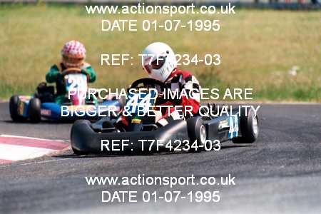 Photo: T7F4234-03 ActionSport Photography 01/07/1995 Ulster Kart Club 5 Nations Championship - Nutts Corner _6_JuniorTKM #44