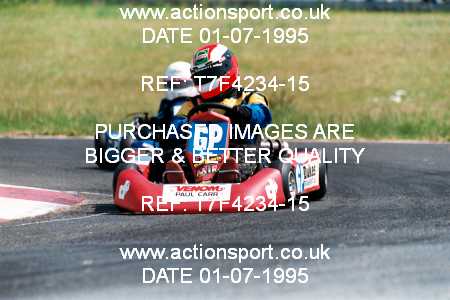 Photo: T7F4234-15 ActionSport Photography 01/07/1995 Ulster Kart Club 5 Nations Championship - Nutts Corner _6_JuniorTKM : Unidentified