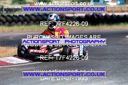 Photo: T7F4226-09 ActionSport Photography 01/07/1995 Ulster Kart Club 5 Nations Championship - Nutts Corner _5_Junior100B_Rookie #96