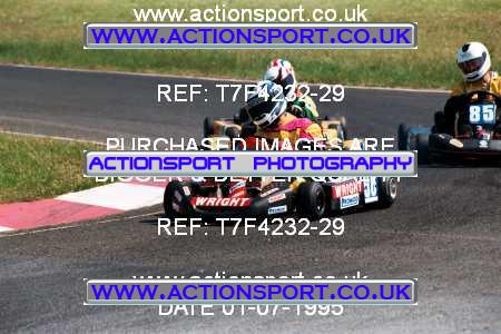Photo: T7F4232-29 ActionSport Photography 01/07/1995 Ulster Kart Club 5 Nations Championship - Nutts Corner _5_Junior100B_Rookie #96
