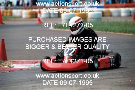 Photo: T7F4271-05 ActionSport Photography 09/07/1995 Hunts Kart Club - Kimbolton  _5_SeniorTKM #22