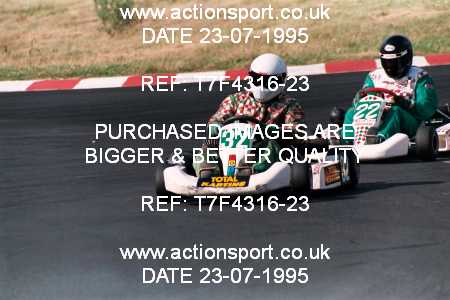 Photo: T7F4316-23 ActionSport Photography 23/07/1995 Wigan Kart Club - Three Sisters, Wigan  _5_Formula160 #32
