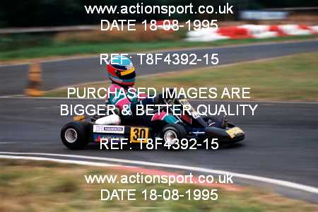 Photo: T8F4392-15 ActionSport Photography 18/08/1995 Ulster Kart Club Irish Kart Gran Prix - Nutts Corner  _5_FormulaA #30