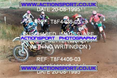 Photo: T8F4406-03 ActionSport Photography 20/08/1995 AMCA Rossendale MXC [Honda Pilots] - Whalley Nab _2_125Juniors #64