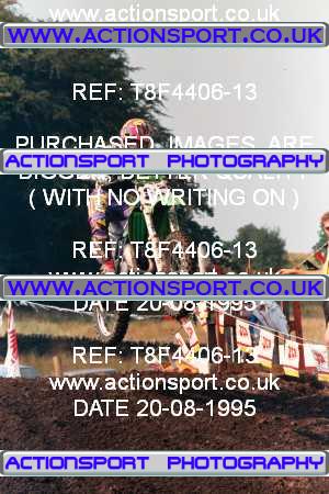 Photo: T8F4406-13 ActionSport Photography 20/08/1995 AMCA Rossendale MXC [Honda Pilots] - Whalley Nab _2_125Juniors #85