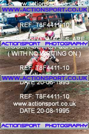 Photo: T8F4411-10 ActionSport Photography 20/08/1995 AMCA Rossendale MXC [Honda Pilots] - Whalley Nab _5_250-500Juniors #105