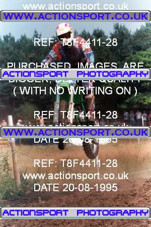 Photo: T8F4411-28 ActionSport Photography 20/08/1995 AMCA Rossendale MXC [Honda Pilots] - Whalley Nab _6_125Seniors #94